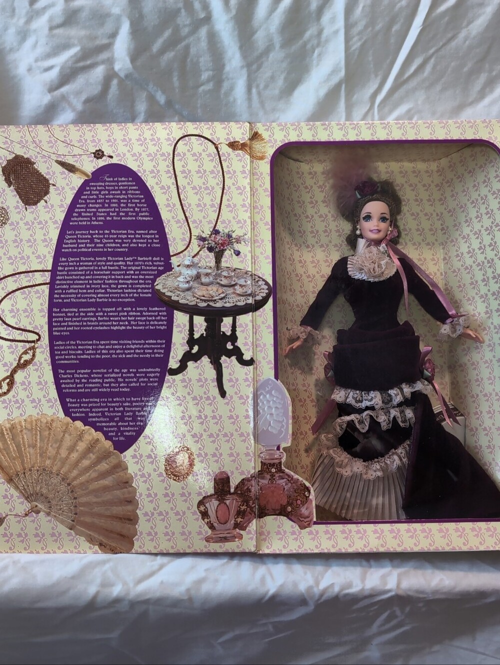 Barbie Victorian Lady Collector Box - Pink and Gold Accents